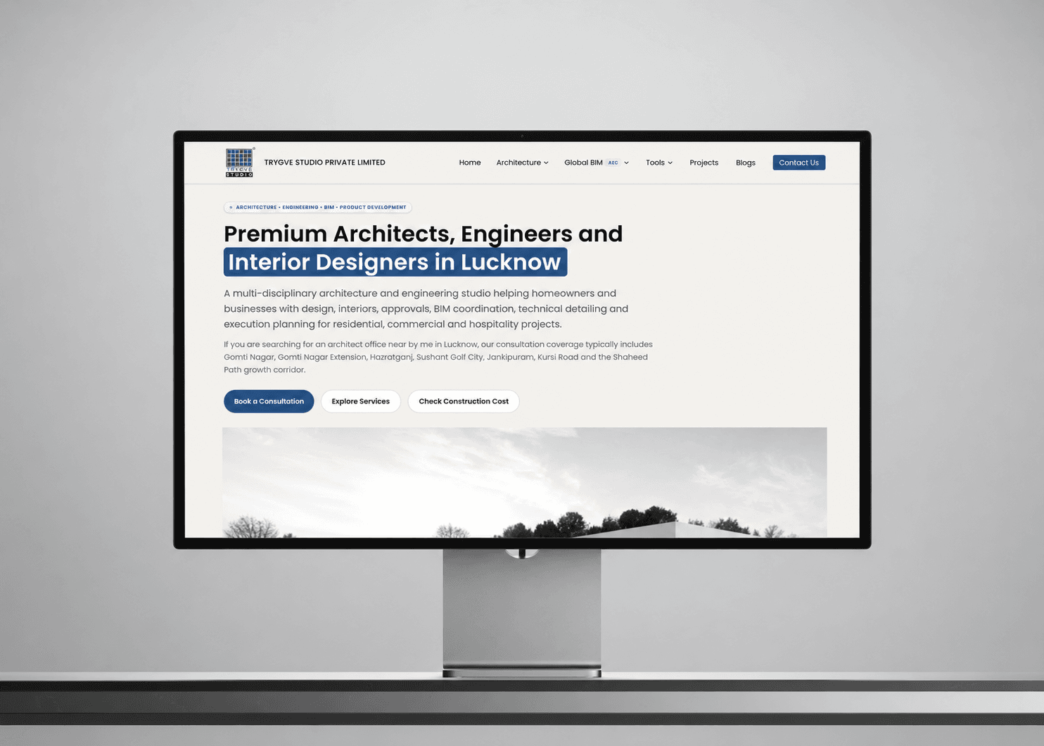 Trygve Studio website preview